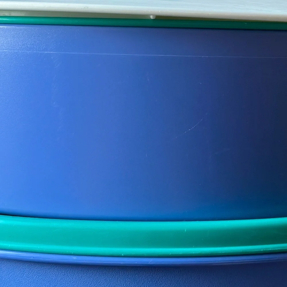 Vintage Tupperware Microsteamer 3 Piece Steamer Rice Cooker Memphis Design Style